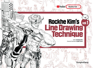 Rockhe Kim's LINE DRAWING TECHNIQUE VOL 1 & 2 SET - PREORDER