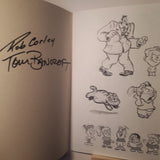 Tom Bancroft & Robert Corley Disney Animators Sketch Art Book SIGNED