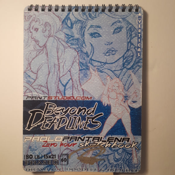 Paolo Pantalena Sketchbook Sketch Art Book Girls Monsters SIGNED