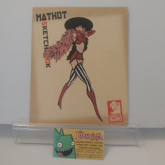 Comix Buro Mathot Sketch Art Book SIGNED Sketchbook