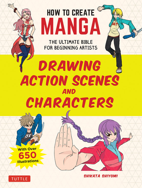 HOW TO CREATE MANGA DRAWING ACTION SCENES AND CHARACTERS