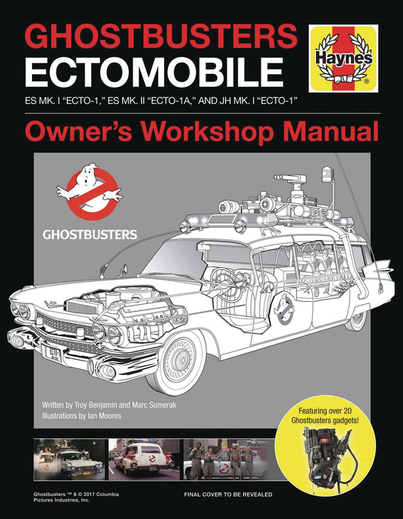 GHOSTBUSTERS ECTOMOBILE OWNERS WORKSHOP MANUAL HC