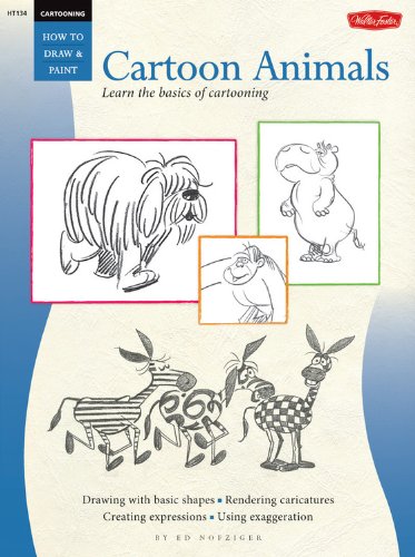 HOW TO DRAW & PAINT CARTOON ANIMALS