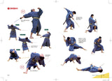 Fighting Kimono Men Poses for Drawing