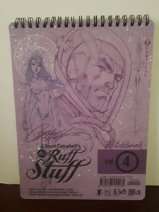 J Scott Campbell Ruff Stuff 4 Sktch Art Book