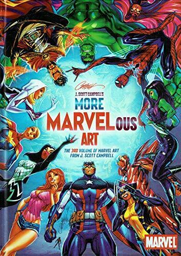 J  Scott Campbell More Marvelous Sketch Art Book Signed