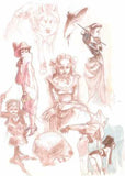 Claire Wendling Rainbook Sketch Book