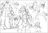 Yoh Yoshinari Rough Sketches Art Book
